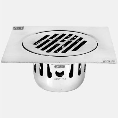 Chilly Lifestyl Matt Square Multi Heavy Classic Cockroach Trap Drain with Lock CCTL-SMHCL-150