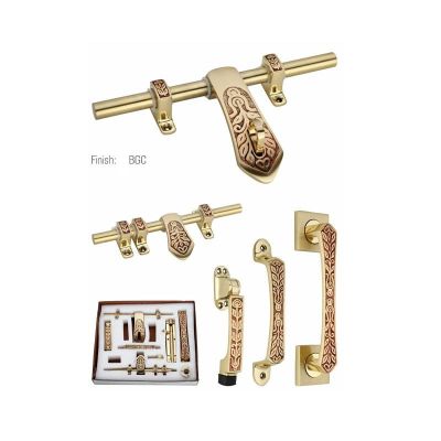 Chitra Carving Brass Extra Cram Door Fitting - BC-09-16-BGC
