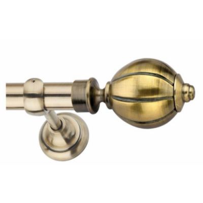 Chitra Frank Antique Brass Finish Aluminium Alloy Finia Support Curtain Holder Chitra-Frank-AB-FS