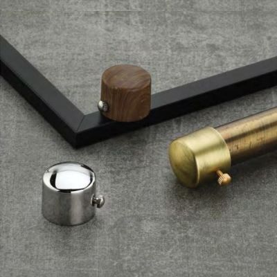 Chitra Round Curtain Finial - C.P Finish