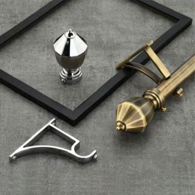 Chitra Tom Curtain Finials - C.P Finish