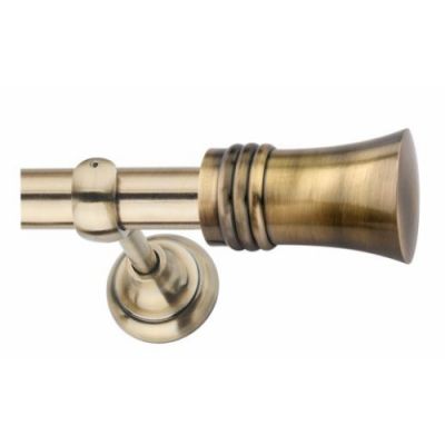 Chitra Walter Antique Brass Finish Aluminium Alloy Finia Support Curtain Holder Chitra-Walter-AB-FS