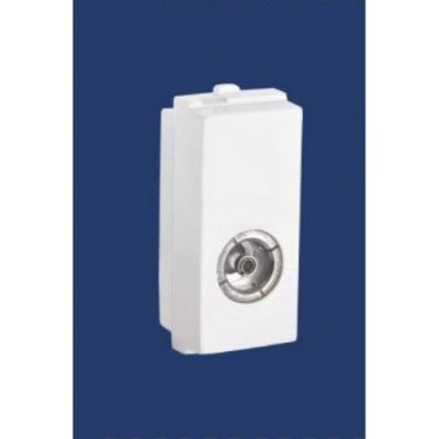 Cona Platinum White TV Antenna Socket 14106