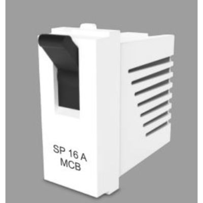 Cona Platinum 25A SP MCB White Modular Circuit Breaker Cona-14525