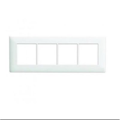 Cona Platinum Snow White Cover Plate 8 Hz Module 14608