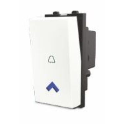 Cona Estella White 10AX Bell Push Switch Cona-18011
