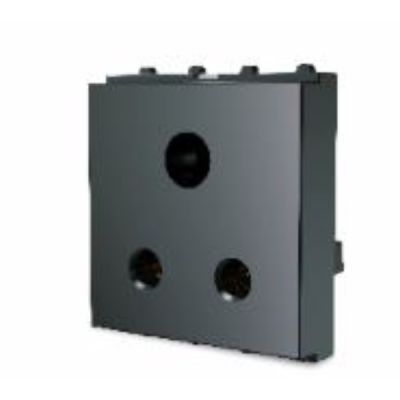 Cona Estella Charcoal Grey 6A 3 Pin Socket Cona-19061