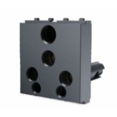 Cona Estella Charcoal Grey 6/16A Universal Socket Cona-19076