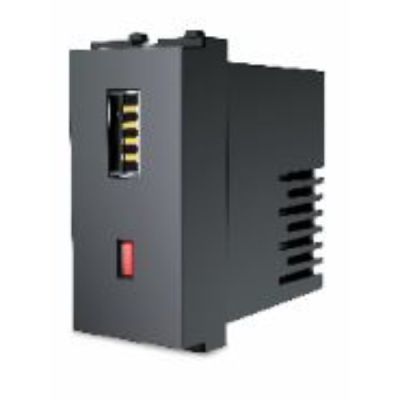 Cona Estella Charcoal Grey 2.2A USB Charger Cona-19126