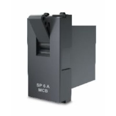 Cona Estella Charcoal Grey 32A SP 3KA MCB Cona-19432