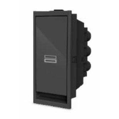 Cona Status 2Way 6A Atom Grey Flat Switch Cona-22006