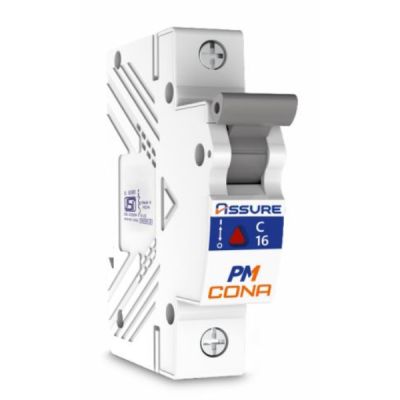 Cona Assure 32A C Type 240/415V SPN Miniature White Circuit Breakers Cona-23232-SPN