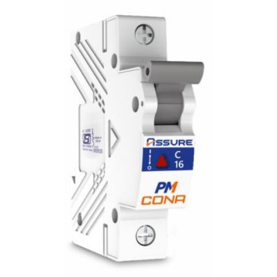 Cona Assure 10A C Type 240/415V TP Miniature White Circuit Breakers Cona-23410-TP