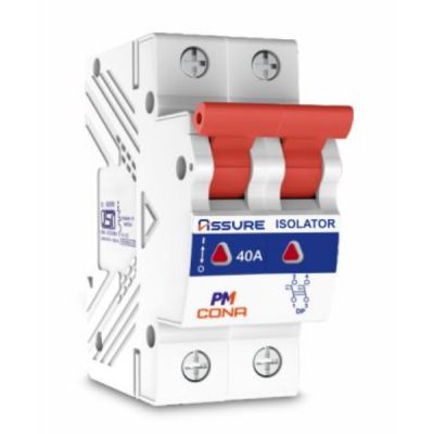 Cona Assure 63A C Type 240/415V FP White Isolators Circuit Breakers Cona-24463-FP