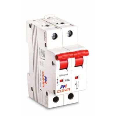 Cona TripRite 40A C Type 240/415V DP White Isolators Circuit Breakers Cona-4240-DP