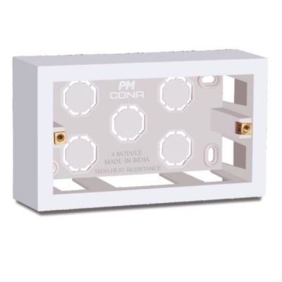 Cona PVC Surface Box 18 Module Cona-6618-PVC