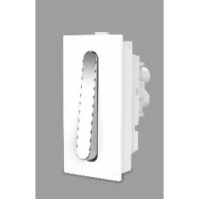 Cona Status 6A 1 Way Chrome Finish Sky Blue Switch Cona-9891