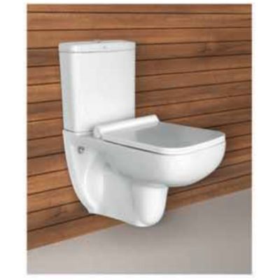 Coto Vista Wall Hung Couple Suit Set Closet With Soft Close Seat Cover-Ivory