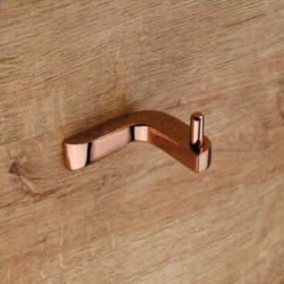 Capri Casper Rose Gold Finish Single Robe Hook-CA-7905