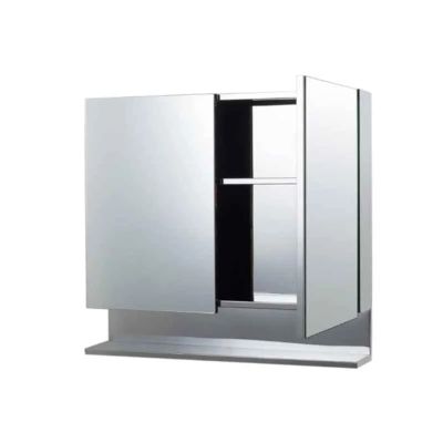 Capri 22x24Inch Stainless Steel Double Door Mirror Cabinet-CB-1914