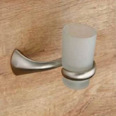 Capri Corsica Satin Chrome Plated Tumbler Holder-CO-8003