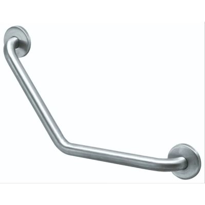 Capri Silver 18x12Inch Stainless Steel Angular Grab Bar-GB-2110