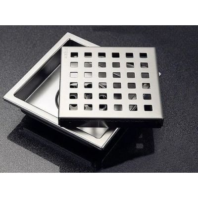 Capri 5x5Inch Stainless Steel Square Chequered Jali-GR-1602