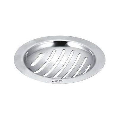 Capri Classic Plain 5Inch Stainless Steel Round Sanitary Jali-GR-1655