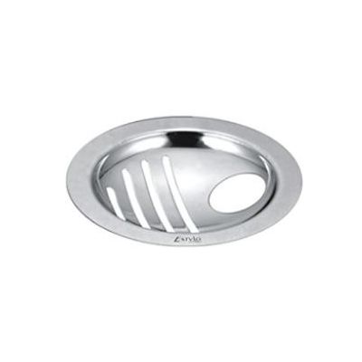 Capri Classic 4Inch Stainless Steel Round Sanitary Jali with 1 1/4Inch Hole-GR-1656A