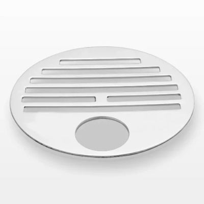 Capri Zebra 5Inch Stainless Steel Round Locking Jali with 1 1/4Inch Hole-GR-1680