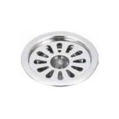 Capri Lotus 5Inch Stainless Steel Round Locking Jali with 1 1/4Inch Hole-GR-1684