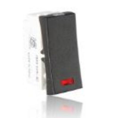 Crabtree Athena 10A Super Soft Elephant Grey One Way Bell Push SwitchCrabtree-ACNSBXB101