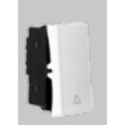 Crabtree Athena 10A Super Soft Chalk White One Way Bell Push SwitchCrabtree-ACNSBXE101