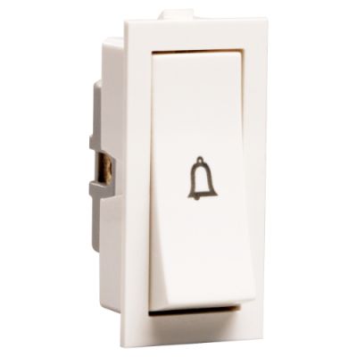 Crabtree Thames 10AX Grey One Way Bell Push SwitchCrabtree-ACTSBXG100