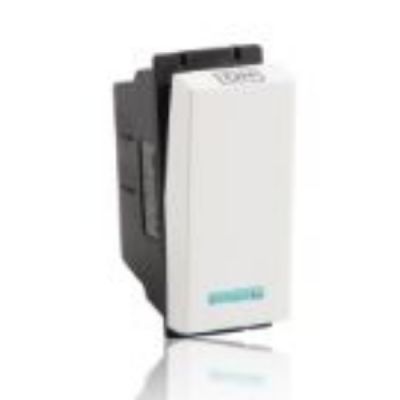 Crabtree Murano 10AX Super Soft White One Way Bell Push SwitchCrabtree-ACUSBXW101