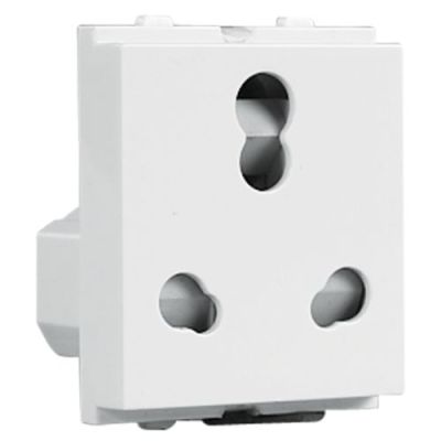Crabtree Verona 6/16 A 3 Pin shuttered socket with ISI mark ACVKCWW163