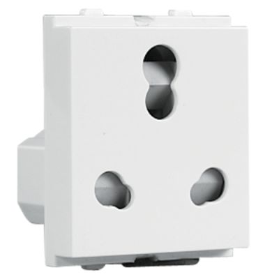 Crabtree Verona 6/16A Grey 3 Pin Shuttered Socket ISI MarkedCrabtree-ACVKCXG163