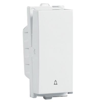 Crabtree Verona 6AX Black One Way Bell Push SwitchCrabtree-ACVSBXB061