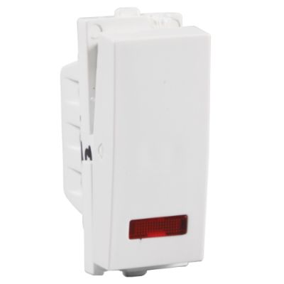 Crabtree Verona 16AX Black One Way Switch with IndicatorCrabtree-ACVSXIB161