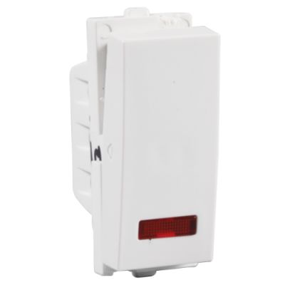 Crabtree Verona 25A Black One Way Switch with IndicatorCrabtree-ACVSXIB251