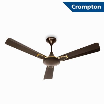 Crompton Greaves Aura-2 Prime 1200mm Antidust Ceiling Fan-74W-380rpm-Bakers Brown-AR-2-PRM-BKBR-12