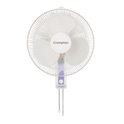 Crompton Greaves High Flo Wave 400mm Wall Mounted Fan-50W-1300rpm-White-HFLOWMF400W