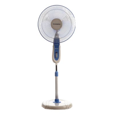 Crompton Greaves High Flo Neo 400mm Pedestal Fan-58W-1330rpm-Blue-HI-FL-NEO-BL