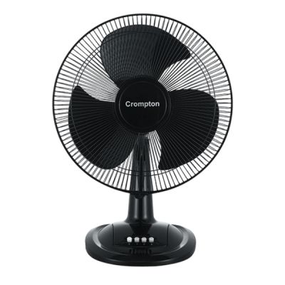Crompton Greaves HS Whirlwind Gale 400mm Portable Table Fan-120W-2100rpm-Black-HS-WW-GL-BLK
