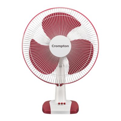 Crompton Greaves High Speed 400mm Table Fan-105W-2100rpm-Crimson Red-HS400CR