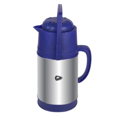 Daacchi Silver & Blue 4000ml Stainless Steel Insulated Kettle-D-T-D-6-0