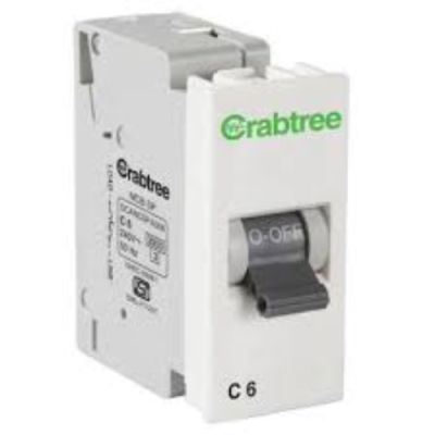 Crabtree Amare 6 A SP 'C' Mini MCB DCNNCSPA00600MR
