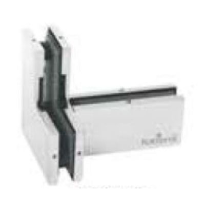 De Klazovyn Triple Glass Connector with Fin Right Patch Fitting-KPF-610R