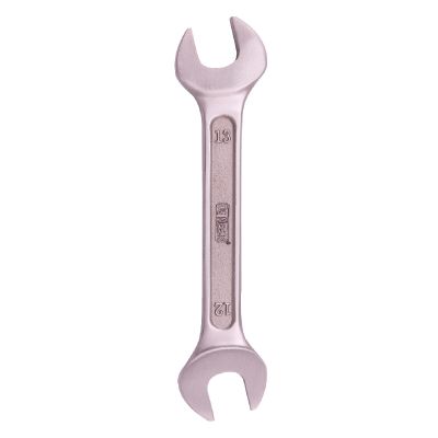 De Neers Double Open End Spanner-16x17mm-Stainless Steel-Silver