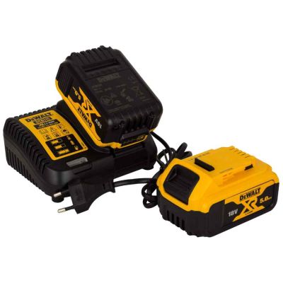 DEWALT Cordless Xr Charger With 2X5Ah Battery-DCB115P2